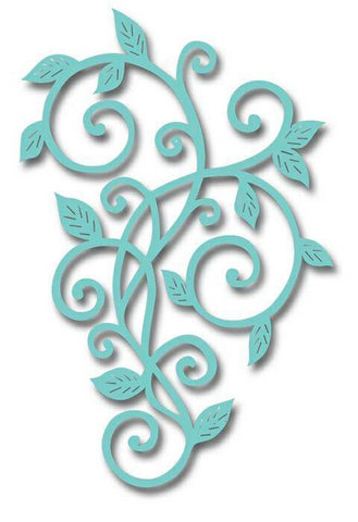 Sweet Dixie Leaf Scroll Metal Die - Lilly Grace Crafts