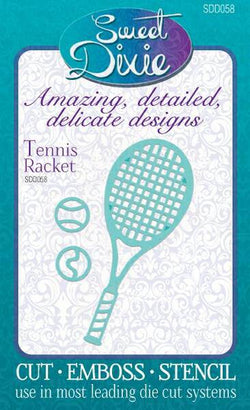 Sweet Dixie Tennis Racket - Lilly Grace Crafts