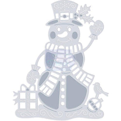 Sweet Dixie Waving Snowman - Lilly Grace Crafts