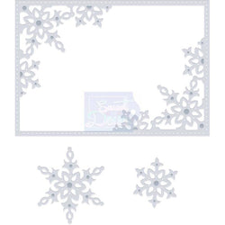 Sweet Dixie Snowflake Frame - Lilly Grace Crafts