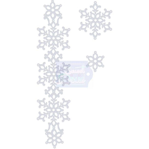 Sweet Dixie Snowflake Border - Lilly Grace Crafts
