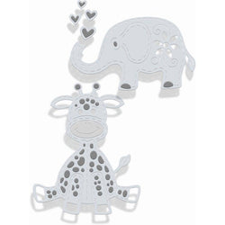 Sweet Dixie Toy Giraffe and Elephant - Lilly Grace Crafts