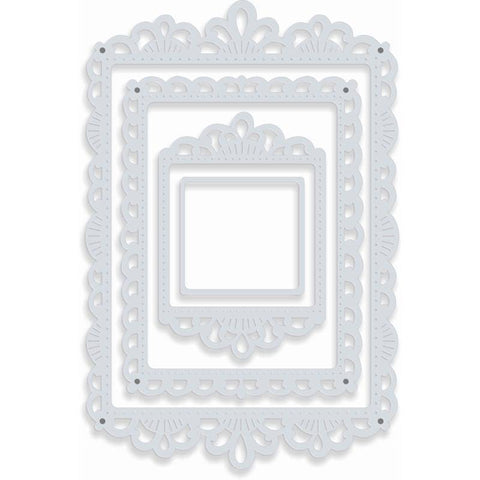 Sweet Dixie Looped Swirl Frame Set - Sweet Dixie Die - Lilly Grace Crafts