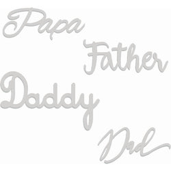 Sweet Dixie Sharon Callis Crafts Father Title Set - Lilly Grace Crafts