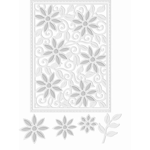 Sweet Dixie Daisy Background and Embellishments - Lilly Grace Crafts