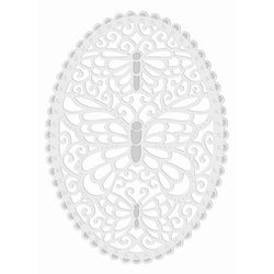 Sweet Dixie Butterfly Oval - Lilly Grace Crafts