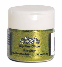 Dry Fine Glitter - Lime Green - Lilly Grace Crafts