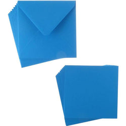 Sweet Dixie Turquoise Square Card and Envelope Packs (10) - Lilly Grace Crafts