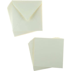 Sweet Dixie Cream Square Card and Envelope Packs (10) - Lilly Grace Crafts