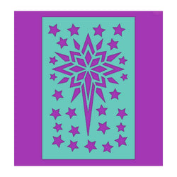 Sweet Dixie Star of Wonder Stencil - Lilly Grace Crafts