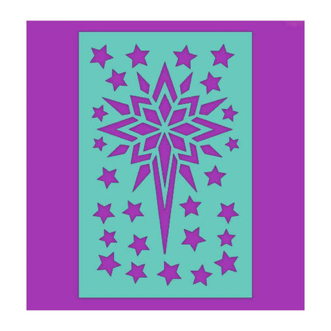 Sweet Dixie Star of Wonder Stencil - Lilly Grace Crafts