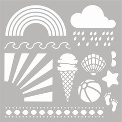 Sweet Dixie Vacation - 6x6 Stencils - Lilly Grace Crafts