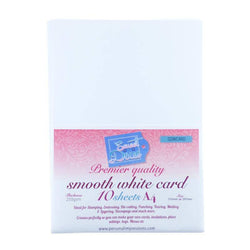 Sweet Dixie Premier Quality Smooth White Card 10 sheets - Lilly Grace Crafts