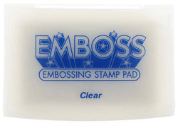 Tsukineko Emboss Ink Pad for Stamps - Clear - Lilly Grace Crafts