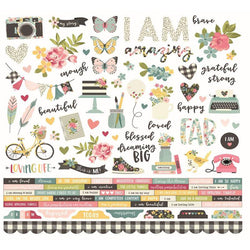 Simple Stories I Am Combo Sticker - Lilly Grace Crafts