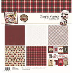 Simple Stories Plaid Dad Collection Kit - Lilly Grace Crafts