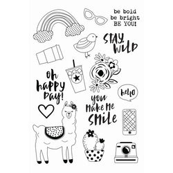 Simple Stories Be You! 4x6 Stamps - Lilly Grace Crafts