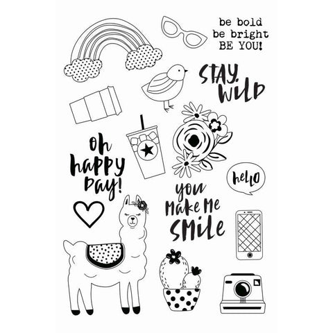 Simple Stories Be You! 4x6 Stamps - Lilly Grace Crafts