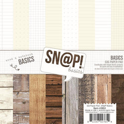 Simple Stories SN@P! Basics 6x6 Basics Pad - Lilly Grace Crafts