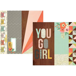 Simple Stories 2x12, 4x12 and 6x12 inch Elements 12x12 inch Packs of 10 Sheets - Lilly Grace Crafts