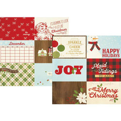 Simple Stories Classic Christmas- 4x6 inch Journaling Elements Packs of 10 Sheets - Lilly Grace Crafts
