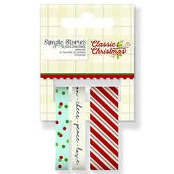 Simple Stories Classic Christmas- Washi Tape - Lilly Grace Crafts