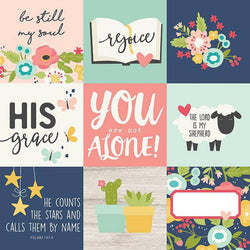 Simple Stories Faith - 4x4 Elements Packs of 10 Sheets - Lilly Grace Crafts