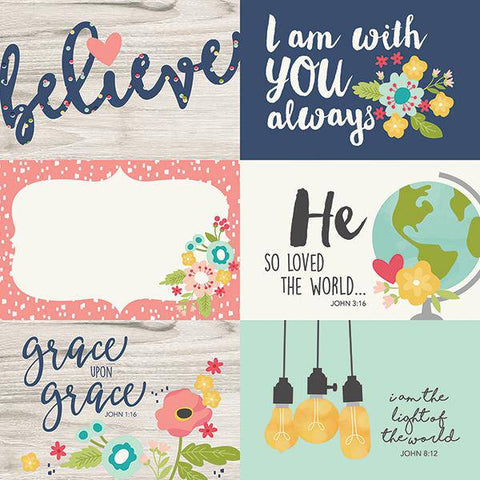 Simple Stories Faith - 4x6 Horizontal Elements Packs of 10 Sheets - Lilly Grace Crafts