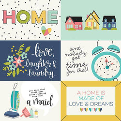 Simple Stories Domestic Bliss - 4x6 Horizontal Elements Packs of 10 Sheets - Lilly Grace Crafts