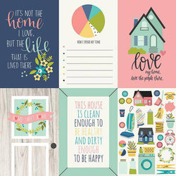 Simple Stories Domestic Bliss - 4x6 Vertical Elements Packs of 10 Sheets - Lilly Grace Crafts