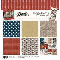 Simple Stories Dad Simple Set - Collection Kit - Lilly Grace Crafts