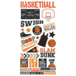 Simple Stories Basketball Simple Set - 6x12 Sticker - Lilly Grace Crafts