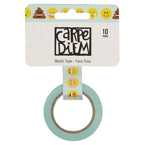 Simple Stories Carpe Diem - Emoji Love - Washi Tape - Face Time - Lilly Grace Crafts