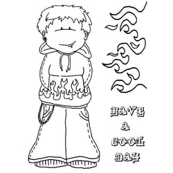 Clear Stamps SJ Have a cool day Clear Stamps - Lilly Grace Crafts