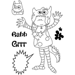 Clear Stamps SJ Rahh, Grrr Clear Stamps - Lilly Grace Crafts