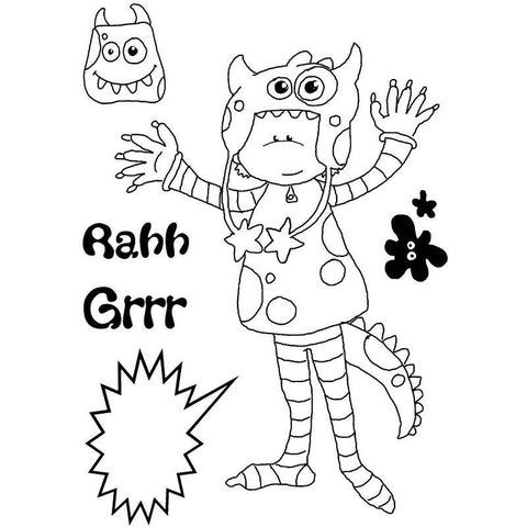 Clear Stamps SJ Rahh, Grrr Clear Stamps - Lilly Grace Crafts