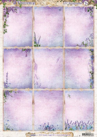 Studio Light ATC Cards Die Cut La Provence 02 - Lilly Grace Crafts