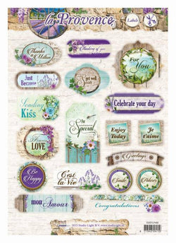 Studio Light A4 Die Cut Decoupage A4 La Provence 485 - Lilly Grace Crafts