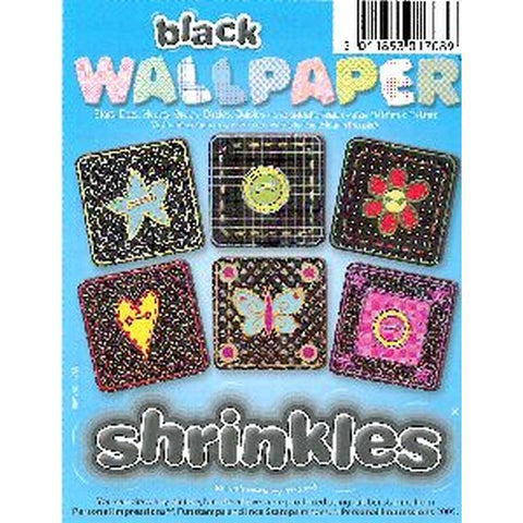 Shrink Art Wallpaper - Black 6 sheets - Lilly Grace Crafts