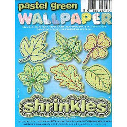 Shrink Art Wallpaper Pastel Green 6 sheets - Lilly Grace Crafts