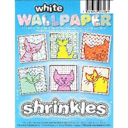 Shrink Art Wallpaper - White 6 sheets - Lilly Grace Crafts