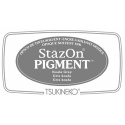 Tsukineko Stazon Pigment Ink Pad Koala Gray - Lilly Grace Crafts