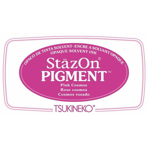 Tsukineko Stazon Pigment Ink Pad Pink Cosmos - Lilly Grace Crafts