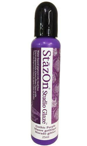 Tsukineko Stazon Studio Glaze Gothic Purple - Lilly Grace Crafts