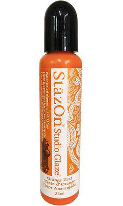 Tsukineko Stazon Studio Glaze Orange Zest - Lilly Grace Crafts