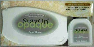 Tsukineko Fava Green Stazon Pad - Lilly Grace Crafts