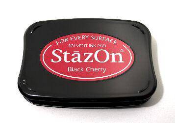 Tsukineko Black Cherry StazOn Pad - Lilly Grace Crafts