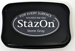 Tsukineko Stone Grey StazOn Pad - Lilly Grace Crafts