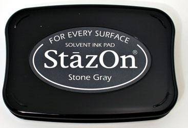 Tsukineko Stone Grey StazOn Pad - Lilly Grace Crafts