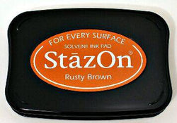 Tsukineko Rusty Brown StazOn Pad - Lilly Grace Crafts